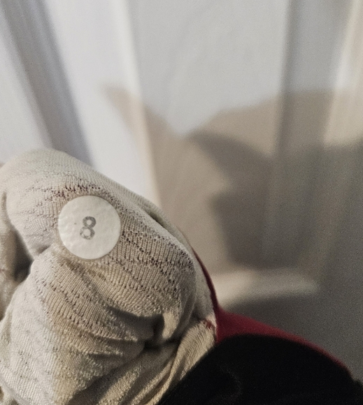 Lululemon Red Snake Print Athletic Shorts - Picture 3 of 4